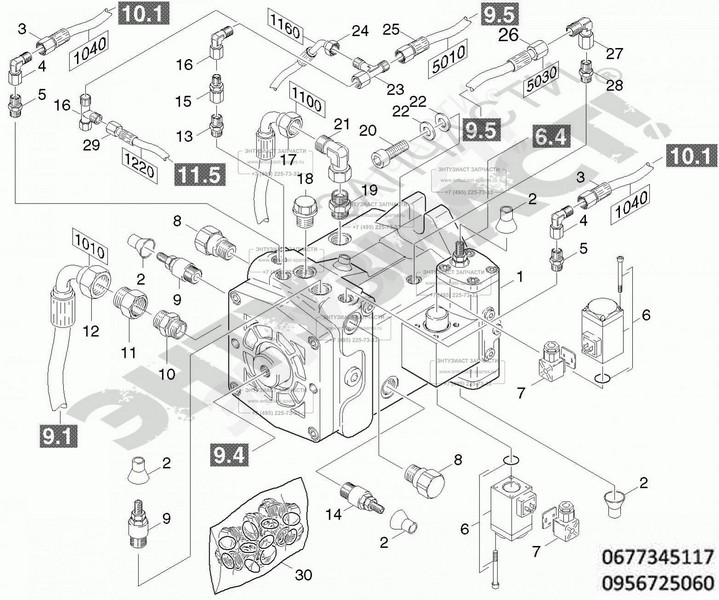 Гидропривод тяговый HAWE применяемый на автомобиле с гидроприводом  KARCHER ТЯГОВЫЙ НАСОС (0.207-225.0) Марка KÄRCHER Модель  ICC 2